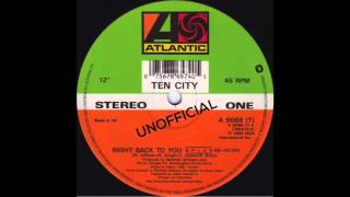 Ten City -  Right Back To You (BPlan Re-Work)