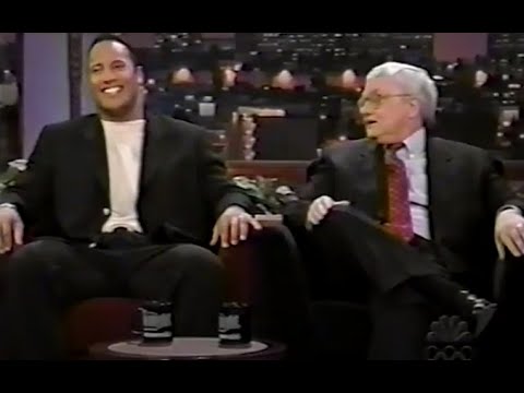 The Tonight Show with Jay Leno - Dwayne &#039;The Rock&#039; Johnson &amp; Roger Ebert Interview (2000-03-24)