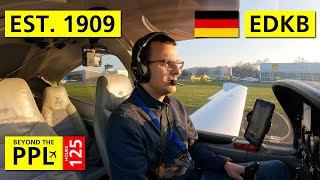 Visiting Bonn-Hangelar (EDKB) in the DA40 - VFR to the oldest still operational airfield of Europe