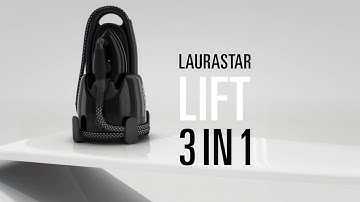 Laurastar Lift 3 in 1 – Die einzige Dampfbügelstation, die bügelt, glättet und desinfiziert.