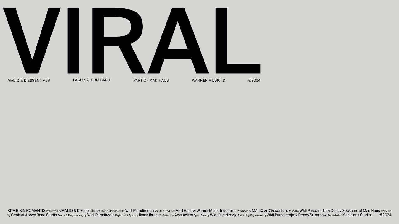 MALIQ & D'Essentials Kita Bikin Romantis - Viral