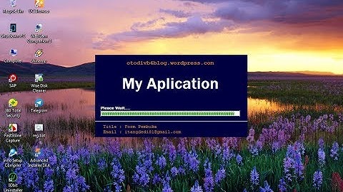 Membuat Form Pembuka Visual Basic 6.0 (VB6)