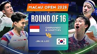 Carnando/Marthin (INA) vs Jin/Lee (KOR) - R16 | Macau Open 2026