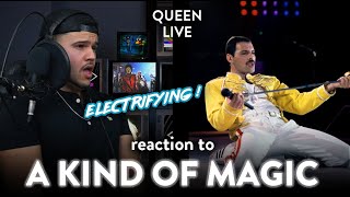 Queen Reaction A Kind Of Magic LIVE WEMBLEY (ELECTRIFYING!) | Dereck Reacts