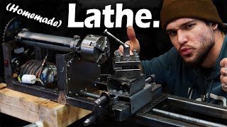 How I built my HOMEMADE Lathe!