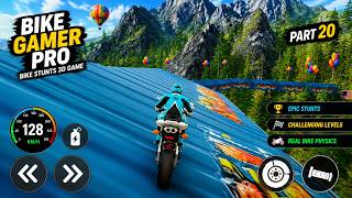 Bike Stunts 3D Game  Parts 20  Bike Gamer Pro  Mega Stunt Challenge Gameplay Android & iOS #game screenshot 5
