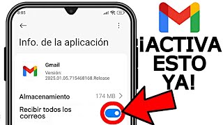 ¿NO te LLEGAN los CORREOS de GMAIL? ASÍ LO SOLUCIONAS | Activar NOTIFICACIONES de GMAIL en Celular ¿NO te LLEGAN los CORREOS de GMAIL? ASÍ LO SOLUCIONAS | Activar NOTIFICACIONES de GMAIL en Celular