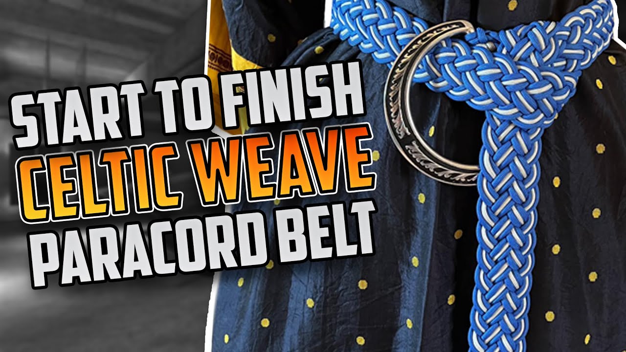 Start To Finish: Celtic Weave  Complete Tutorial For Paracord