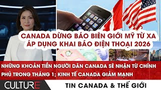 🔴NHỮNG KHOẢN TIỀN người dân Canada SẼ NHẬN từ chính phủ trong tháng 1 | TIN CANADA-TG 23/12