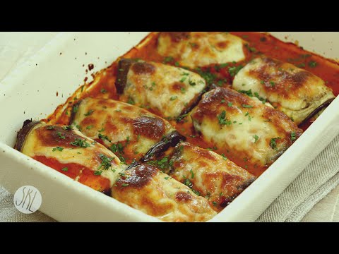 1 Minute Recipe | Eggplant Rollatini