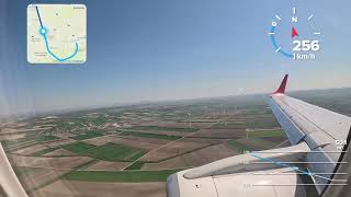 Flight OS644 landing from Prague to Vienna 18.4.2026