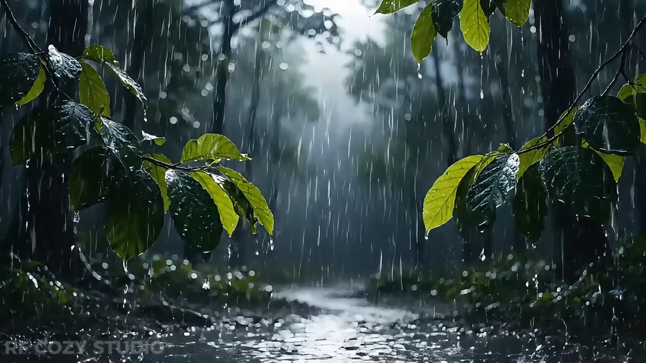 Experience Pure Calm with Rainfall 24/7 | Relaxing Ambience for Sleep, Focus, and Mindful Rest