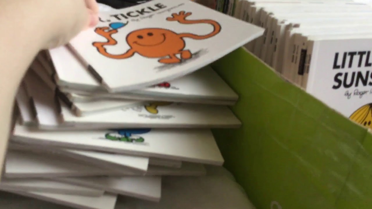 My mr men and little miss books
