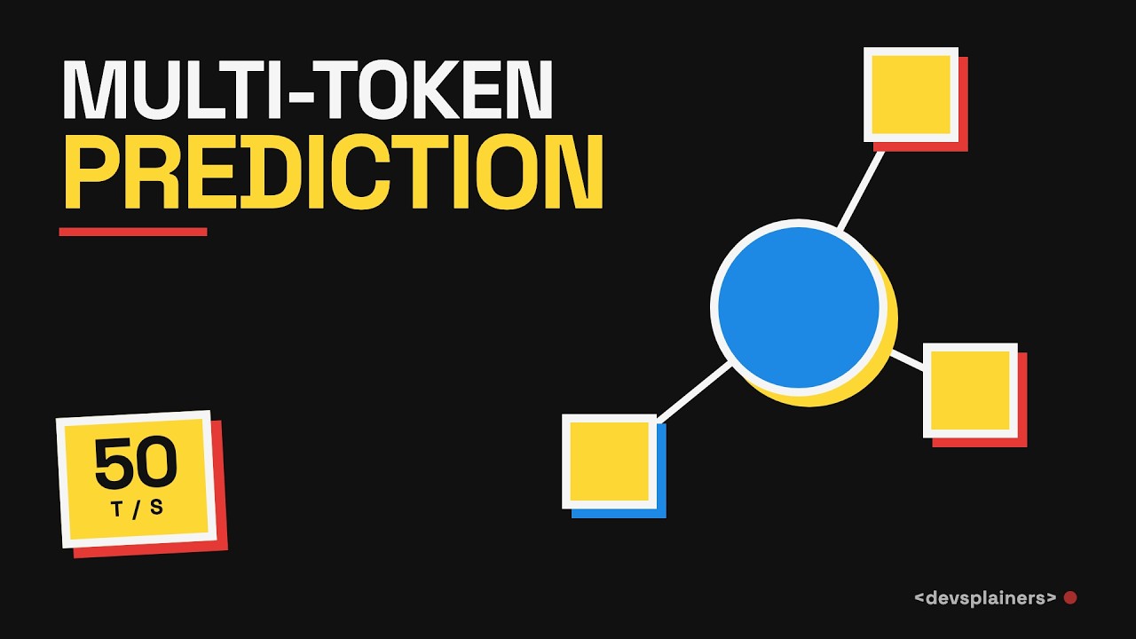 Thumbnail for the Devsplainers video: Multi-Token Prediction: Why Your GPU Runs LLMs 3x Faster
