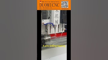 M3 threads Drilling and tapping stainless steel hexagonal bolts Four axis drilling tapping