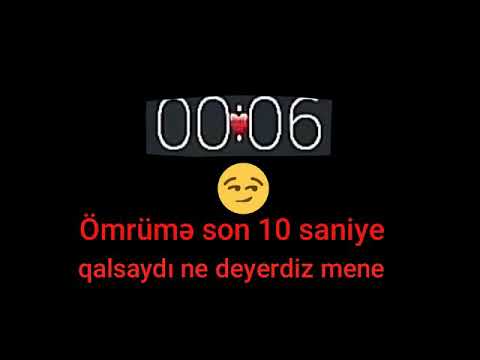 ÖmRüMe SoN 10SaNiYe QAlSaYdI Ne DeYeRdiZ MeNe😏☝