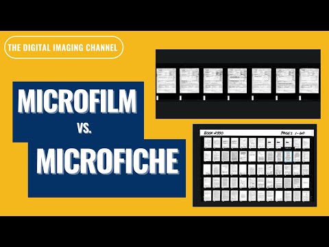 Video: Chi ha realizzato la microfiche?