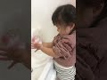 【ぴーかぶーありまつ保育園】綺麗になったかな??ごしごし手洗い✋