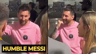 Messi showed respect to an Argentina journalist after the match vs Nashville | Football News Today
