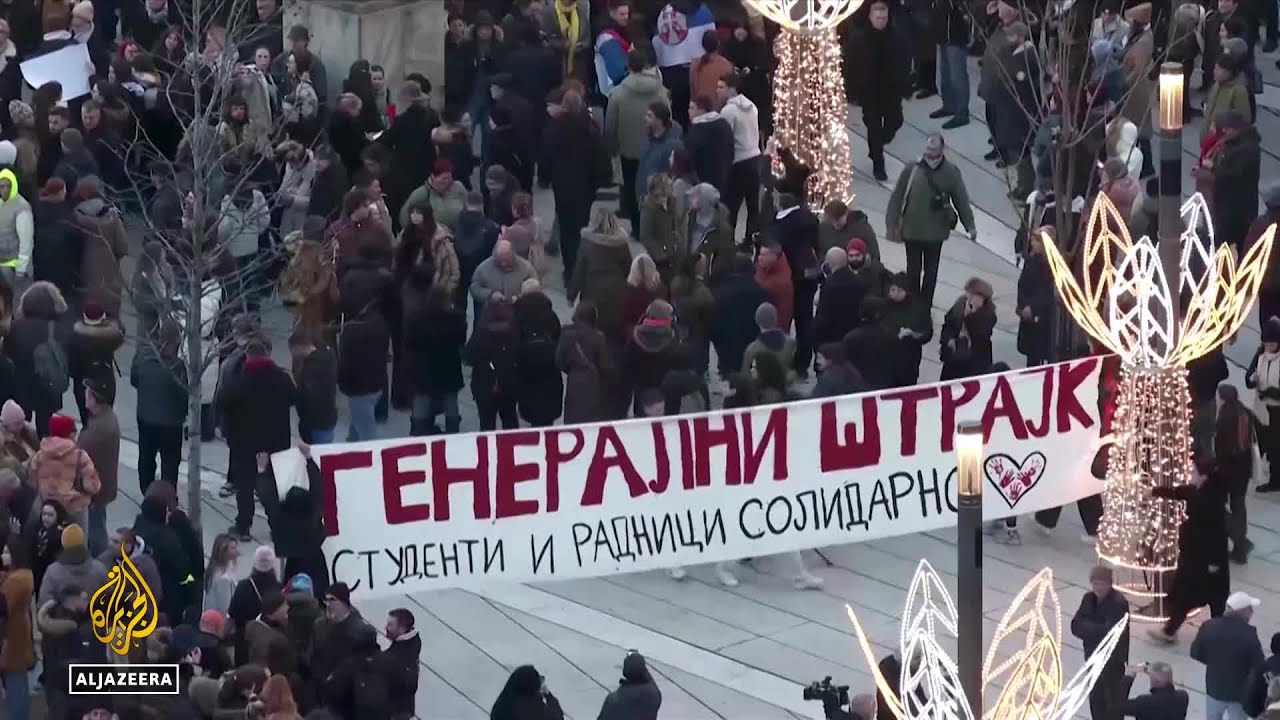 هل من الممكن حدوث إضراب عام في صربيا؟