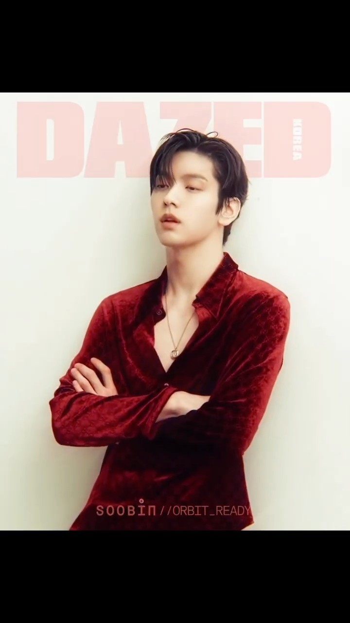TXT] SOOBIN for the cover of 2026 March issue of Dazed Korea with