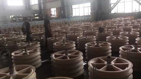 660mm Large Diameter Wheels Sheaves Bundled Wire Conductor Pulley Stringing Block