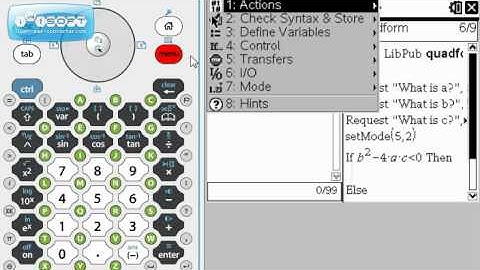 Programming on the TI Nspire, Pt. 2