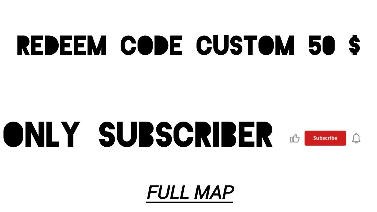 redeem code custom - YouTube