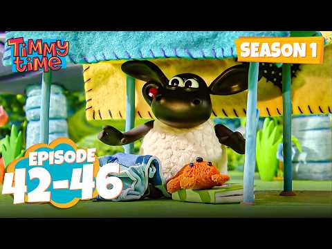 Timmy Time Season 1 Episode 42-46 | Back to School 🚌🔔