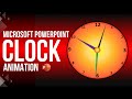 Clock Animation in PowerPoint | Create Moving Hands with Morph &amp; Motion Paths