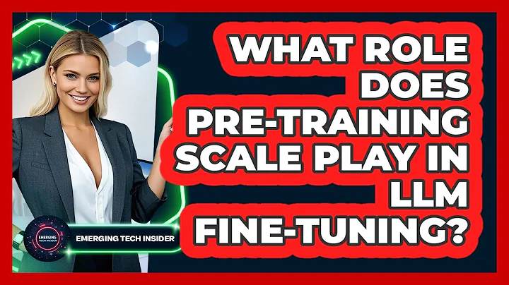 What Role Does Pre-training Scale Play In LLM Fine-tuning? - Emerging Tech Insider