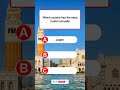 Can you answer the question? |Country with the most tourists annually#youtubeshorts#geography#france