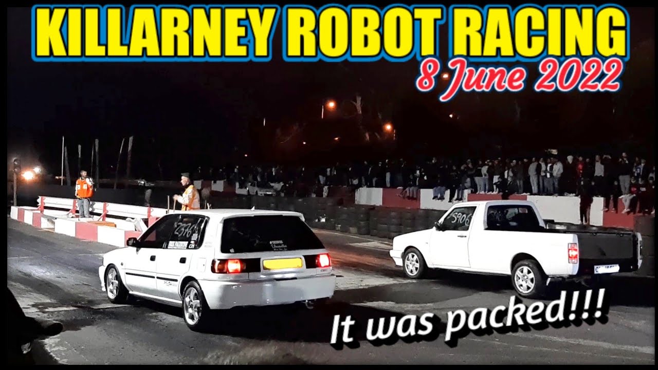 Killarney Robot racing was crazy packed. There was a huge fire!!. - YouTube
