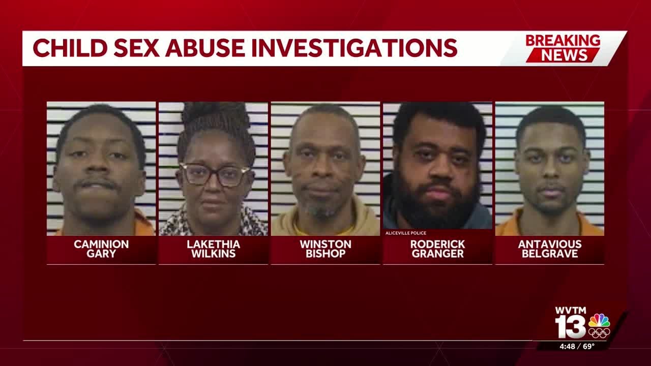 4 Aliceville school employees, police officer arrested in child sex abuse investigation