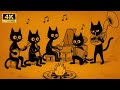 BLACK CATS Deep Bass Jazz Nights — The Most Relaxing Pomodoro Partner for Focus ☕