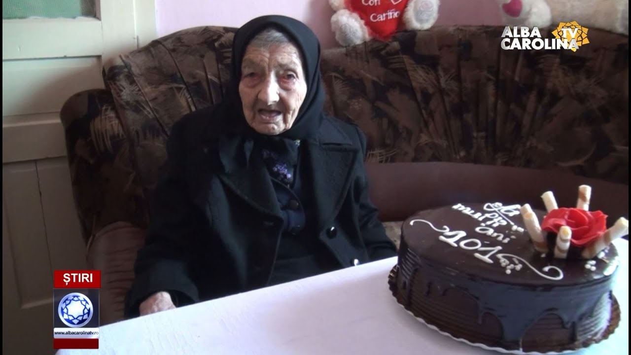 Bunica Ana la 101 ani, în Munții Apuseni