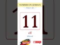 English to German language 1 _20 counting number