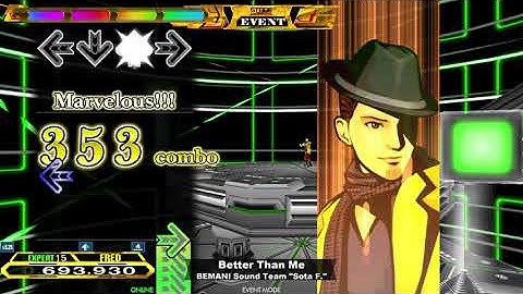 DDR A20 PLUS/SM5 Better Than Me ESP Lv.15 999,820