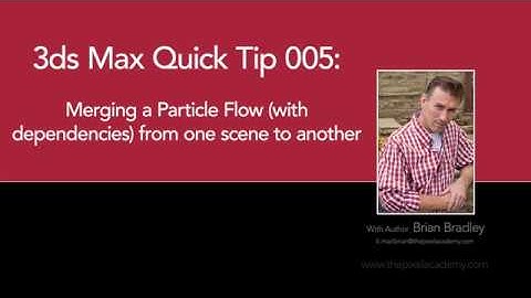 Merging a Particle Flow (with dependencies) from one scene to another