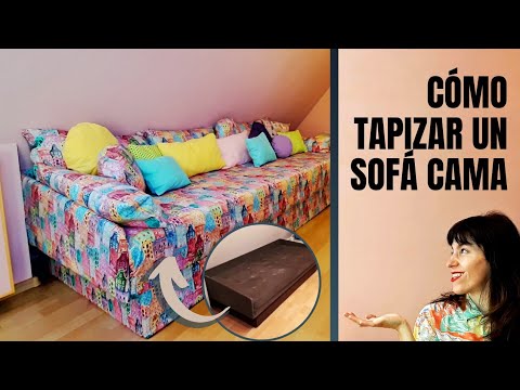Cómo tapizar un sofá cama - YouTube