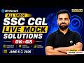GK-GS | Oliveboard SSC CGL Live Mock Solutions | June 6-7, 2026 | English Medium