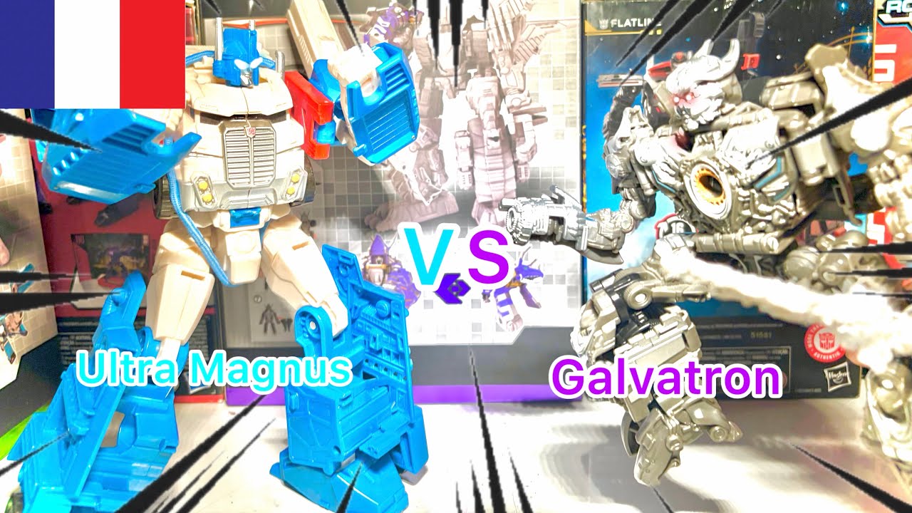 Ultra Magnus vs galvatron stop Motion en français/in french 
