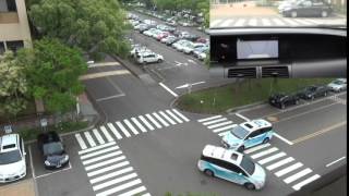 Demo vid for ITRI's V2V-based Intersection Movement Assist (IMA): Scenario 1