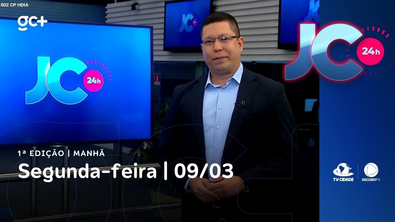JC 24 horas | 1ª edição | Manhã | 09/03/2026 | Jornal da Cidade
