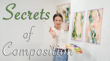 Abstract Art Tutorial: Static vs Dynamic  Composition (Paint With Me)