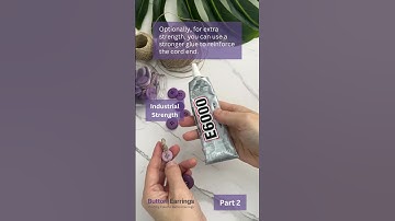 Easy DIY Purple Button Earrings (PART 2): Handmade Earrings using Leftover Buttons