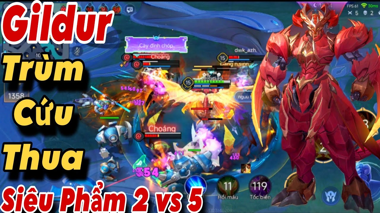 Gildur Full Phép Siêu Phẩm Thủ Nhà Cứu Thua Trùm Cuối Gildur Khiến Team Bạn Phải Tiếc Nuối
