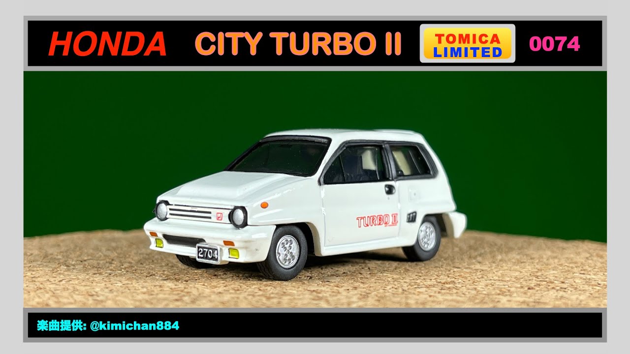 ミニカー Honda City Turbo 2 トミカリミテッド】HONDA CITY TURBO II - YouTube