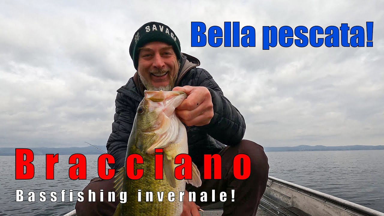 Bass fishing invernale al lago di Bracciano. Bella pescata! #pesca #blackbass #fishing