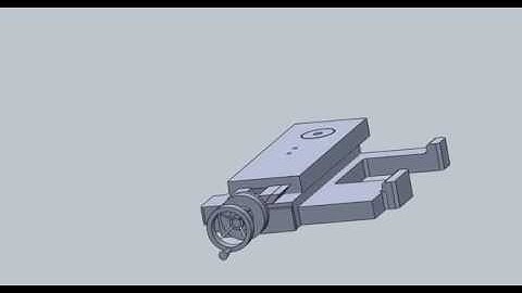 PSG A141 Lathe- Cross Slide and saddle assembly animation in Solid works 2010